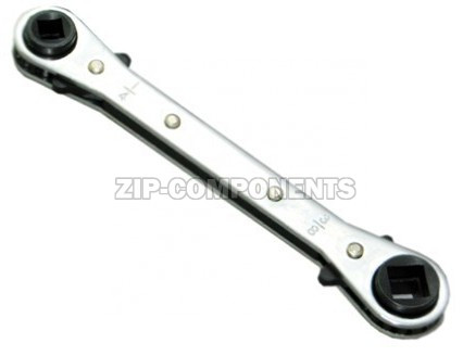 CT-122 Ключ вентильный четырехгранный 1/4, 3/8, 3/16, 5/16